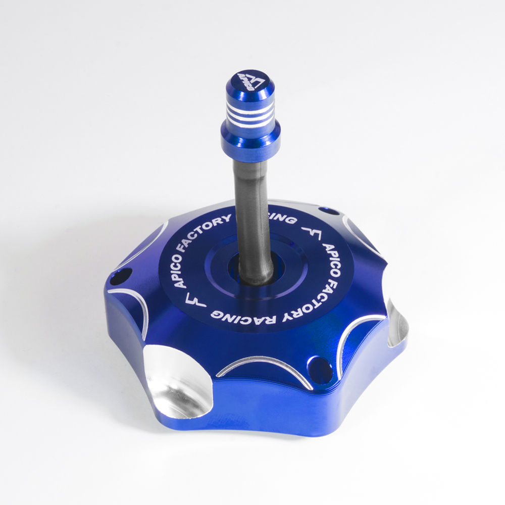 ALLOY FUEL CAP YAMAHA YZ85 02-21, YZ125-250 02-26, WR/YZ250F 03-13, YZ450F 03-13  BLUE (R)